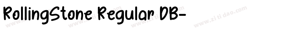 RollingStone Regular DB字体转换